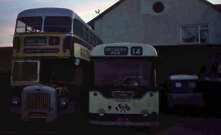 Great Yarmouth Daimler CVG6 Roe 10 & AEC Reliance Pennine